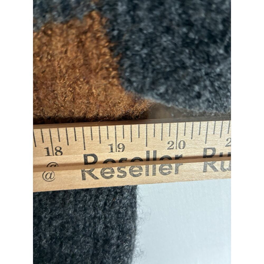 Zara Sweater Boys 11-12 multi colored Crewneck Wool Blend Pullover Brown Cozy - Picture 4 of 6